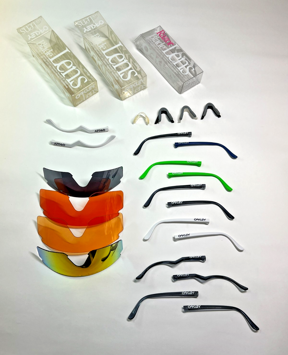 Vintage Oakley Razor Blades Sunglasses (mixed parts lot
