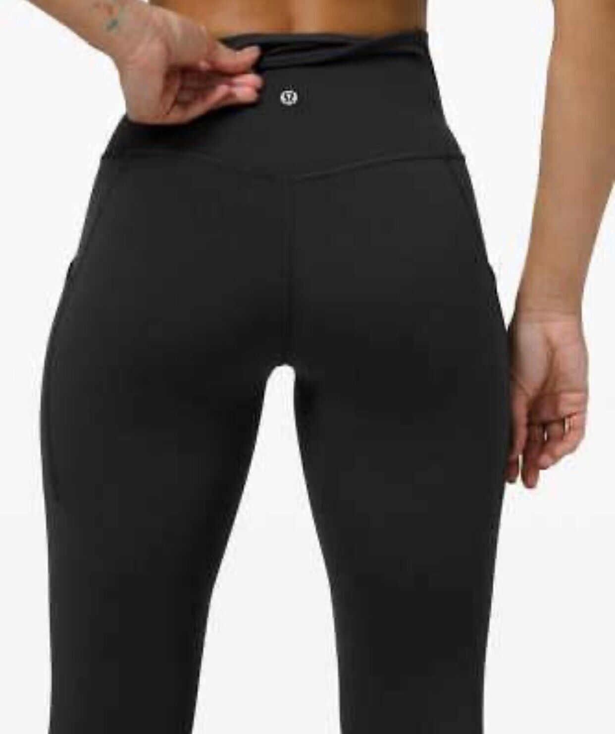 Купить Lululemon Align Yoga Pants 25 дюймов, черные женские леггинсы с  высокой посадкой, размер 2/4/6/8/10/12, цена 5 690 руб — (155845699401), США