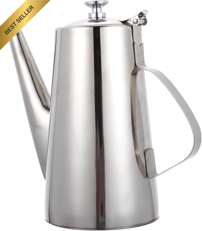 Stainless Steel Oil Dispenser Bottle with Long Spout for Kitchen Use Cold Water