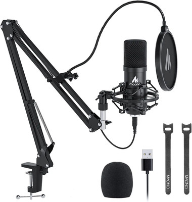 USB Microphone, MAONO 192Khz/24Bit Plug & Play PC Computer Podcast Condenser Car