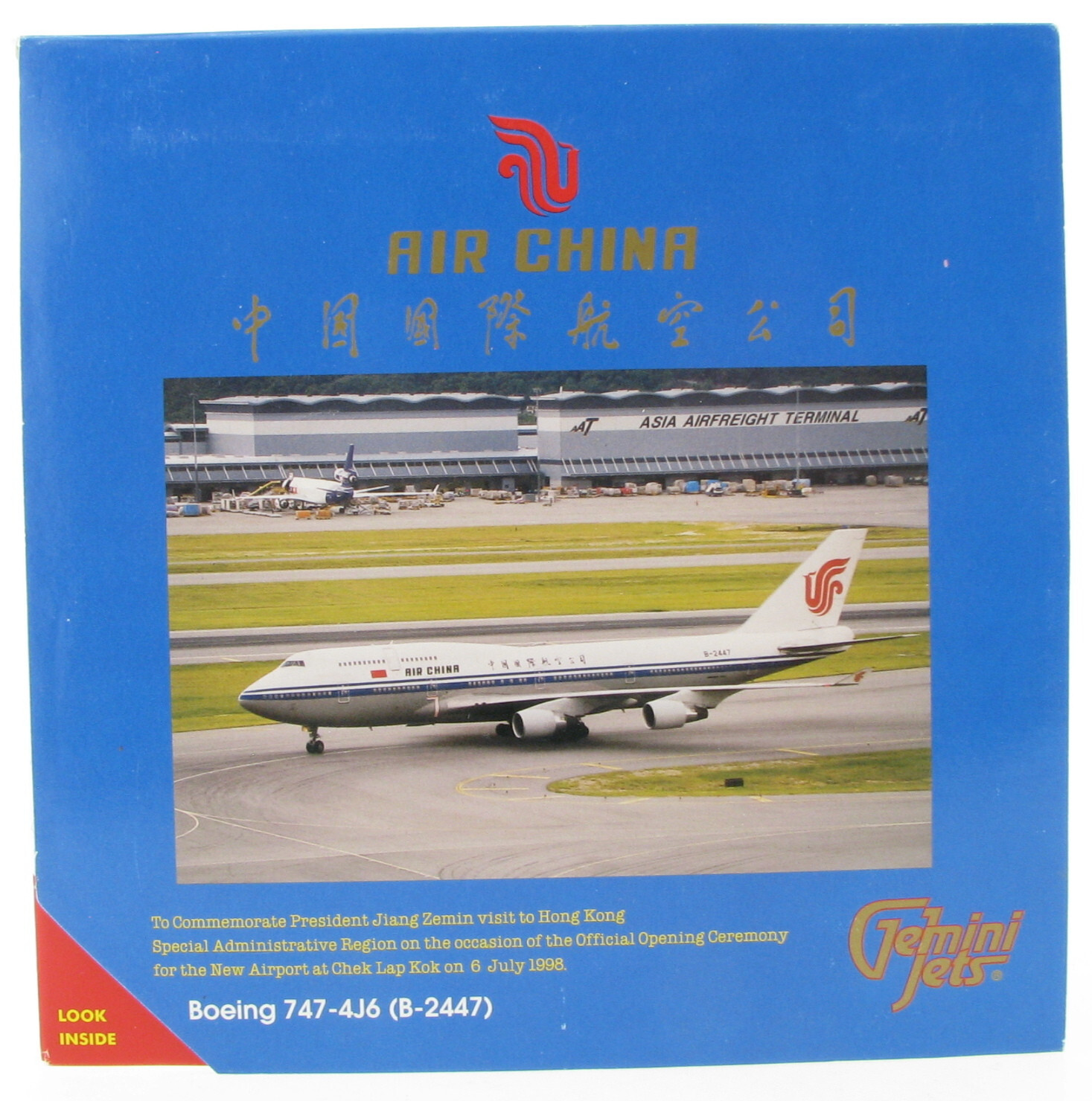 Gemini Jets 70001 Boeing 747-4J6 B-2447 AIR CHINA 1:400