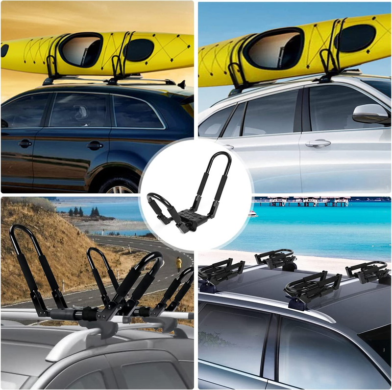 Kayak Roof Rack Foldable Kayak Roof Carrier Rack for Car, SUV, Pickup, Trucks, K