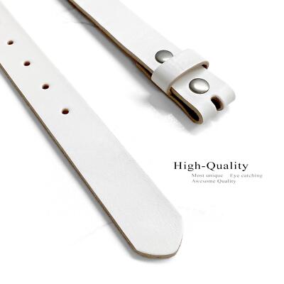 BS100 Genuine Full Grain One Piece Leather 1-1/8"(30mm) Wide Dress Belt Strap