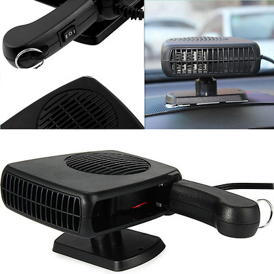 Portable 12V 150W Car SUV Ceramic Heater Cooling Handheld Fan Defroster Demister