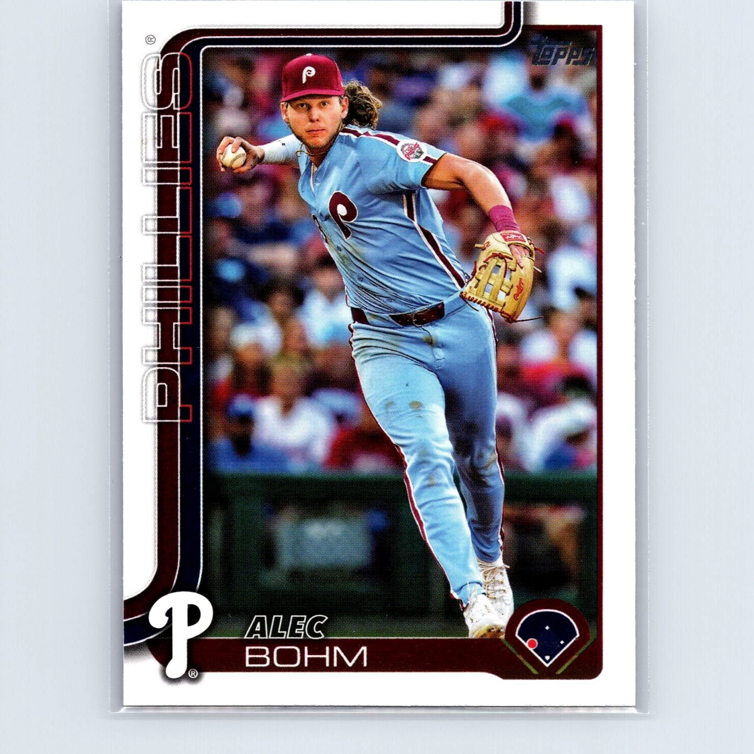 2025 Topps Series 1 Baseball Alec Bohm Base #7 Philadelphia