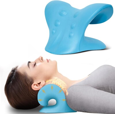 Neck & Shoulder Relaxer, Cervical Traction Device for TMJ, Pain Relief&Alignment