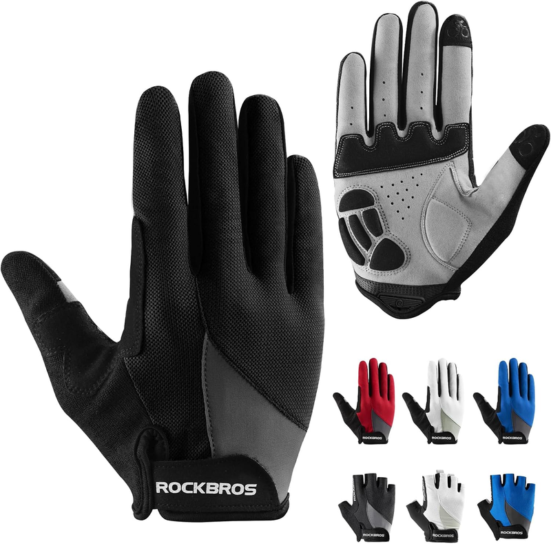 ROCKBROS Cycling Gloves for Men Women Breathable Gel Pad