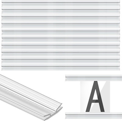 10 Pcs 90 Inch Track for Flexible Plastic Sign Letters Clear Plastic Letter Boar