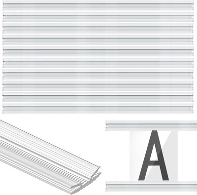 10 Pcs 90 Inch Track for Flexible Plastic Sign Letters Clear Plastic Letter