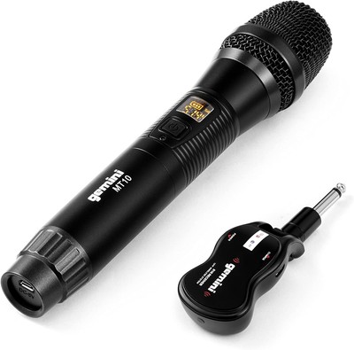 Gemini Sound GMU-M100 Professional Plug & Play Wireless Rechargeable UHF Handhel