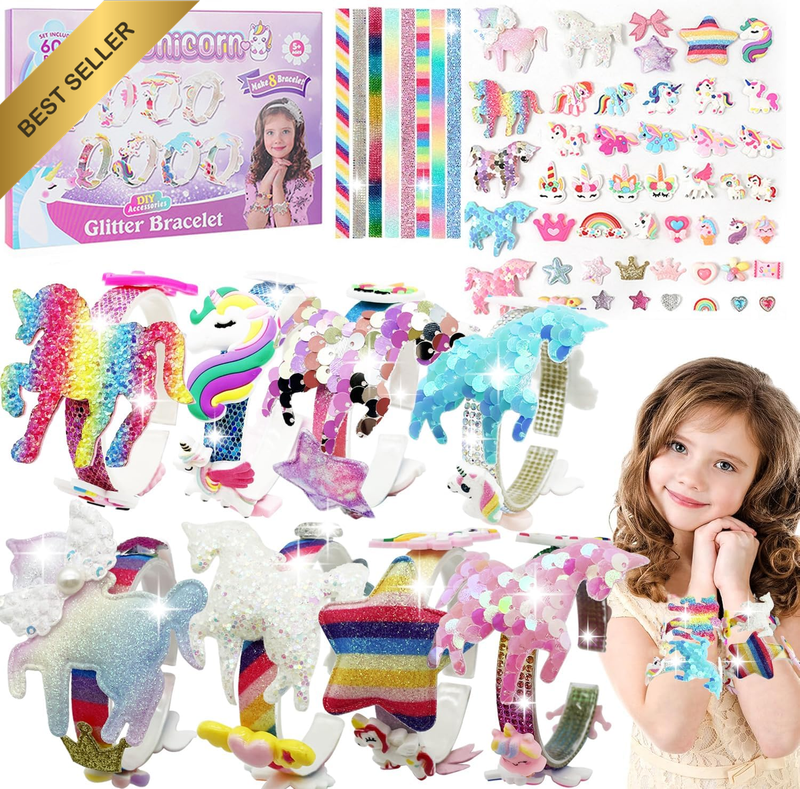 Friendship Bracelet Making Kit - Girls Birthday Present for Ages 5-12 - Art and