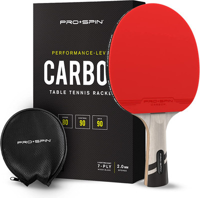 Ping Pong Paddles - Pro Level Table Tennis Rackets with Carbon Fiber | Professio