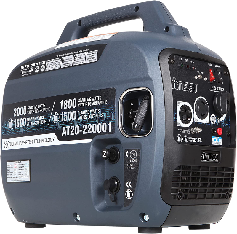 Dual Fuel Gas Propane Lp Super Quiet Light