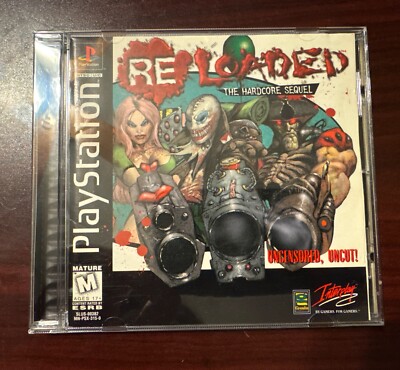 Re-Loaded The Hardcore Sequel | PlayStation 1 PS1 1996 | CIB Complete W Reg Card