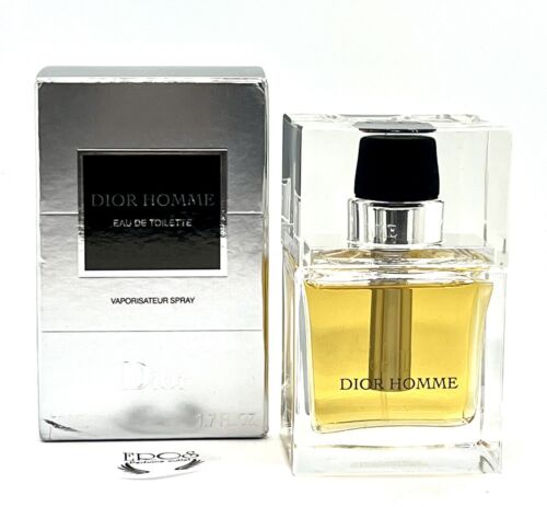 DIOR HOMME EAU DE TOILETTE SILVER STEM 1.7 Oz/50ml Vintage DIOR HOMME EAU DE TOILETTE SILVER STEM 1.7 Oz/50ml Vintage
