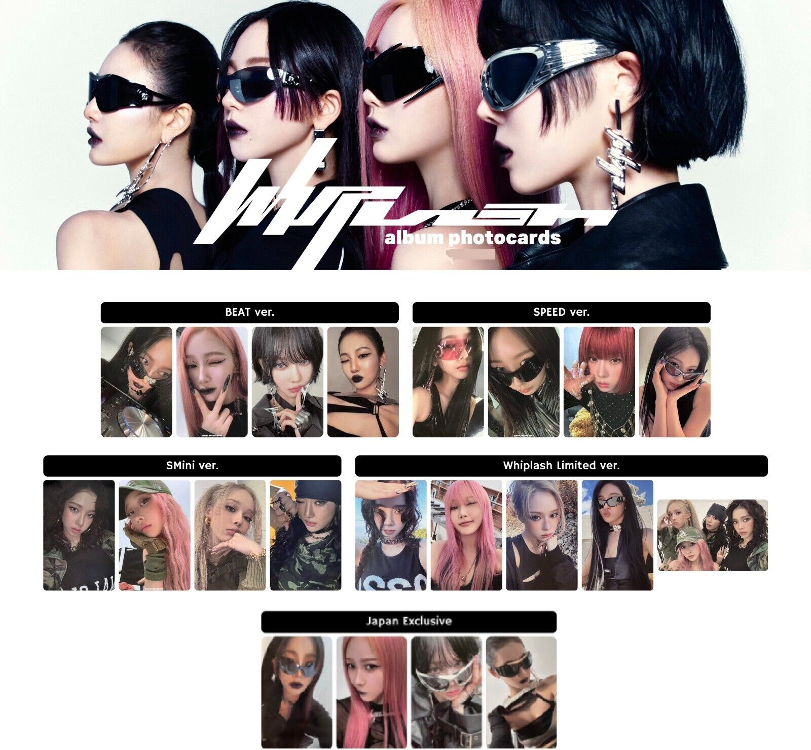 aespa 5th MINI ALBUM Whiplash ALBUM PHOTO CARD OFFICIAL | eBay aespa 5th MINI ALBUM Whiplash ALBUM PHOTO CARD OFFICIAL | eBay