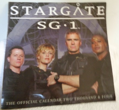 Stargate SG-1 2002 2004 Official Calendar Pre-owned