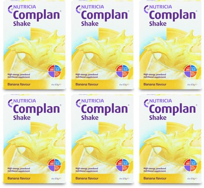 Complan Shake Banana Flavour 4 x 57g X 6