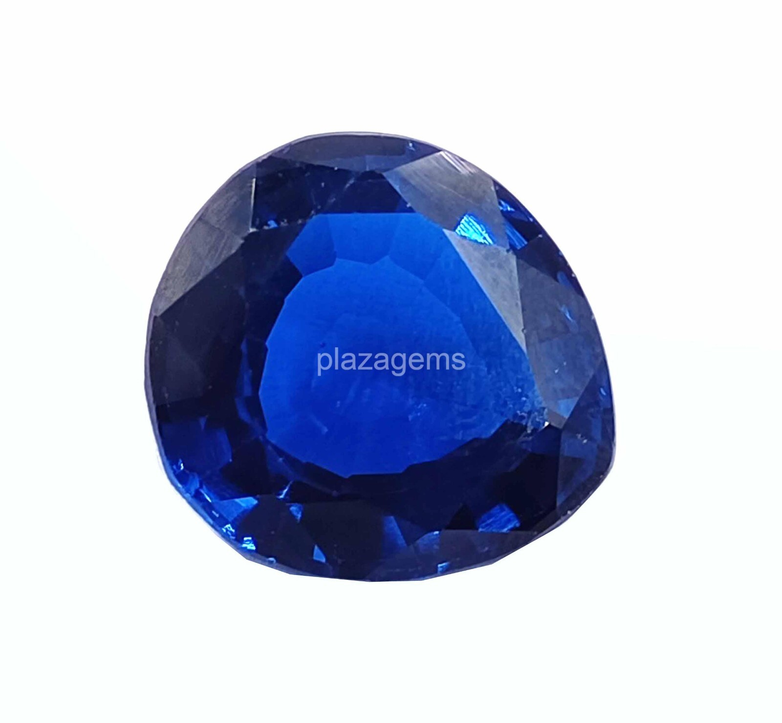 Kashmiri sapphire 13 Ct Certified Heated Pear Cut Gems Use For Making Ring 4AUM