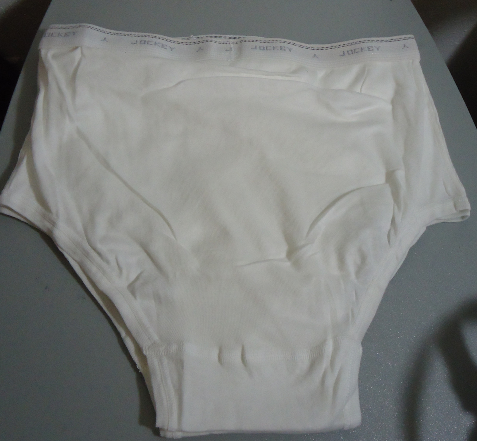 NOS Vtg Jockey Classic White Cotton Tighty White Briefs Sz 38 USA Made Oldstock