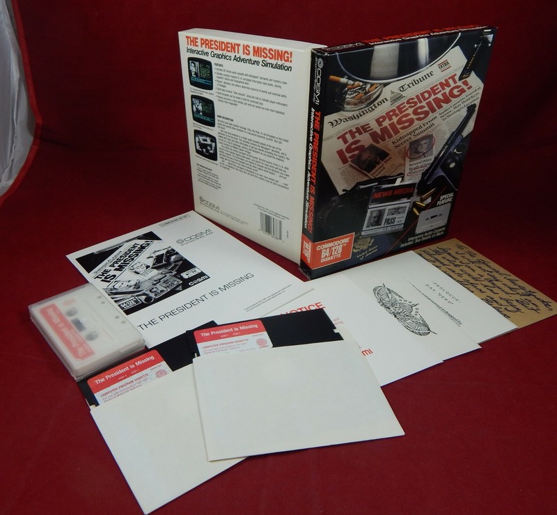 C64:  The President Is Missing - Cosmi Corporation 1988