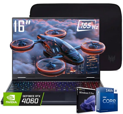 Acer Predator Helios 16'' Gaming Laptop Core i9-14900HX 64GB RAM 4TB SSD RTX 4060
