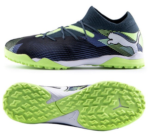 PUMA Men Future 7 Match TT Cleats Soccer Gray Futsal Shoes