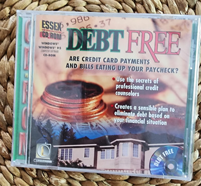 Debt Free PC Debt Management & Elimination Software (PC CD) Sealed New As Shown