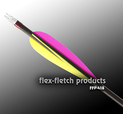 FFP-418 Target/Hunting Vanes - Flex-Fletch, 17 Colors - 36 pack