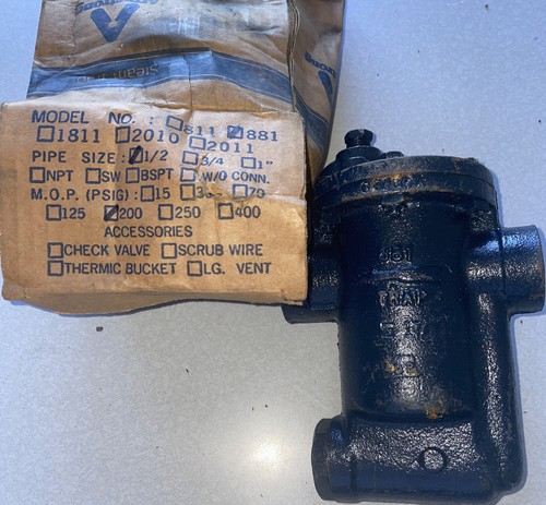 Armstrong Steam Trap 881 1/2” NPT  200 PSIG