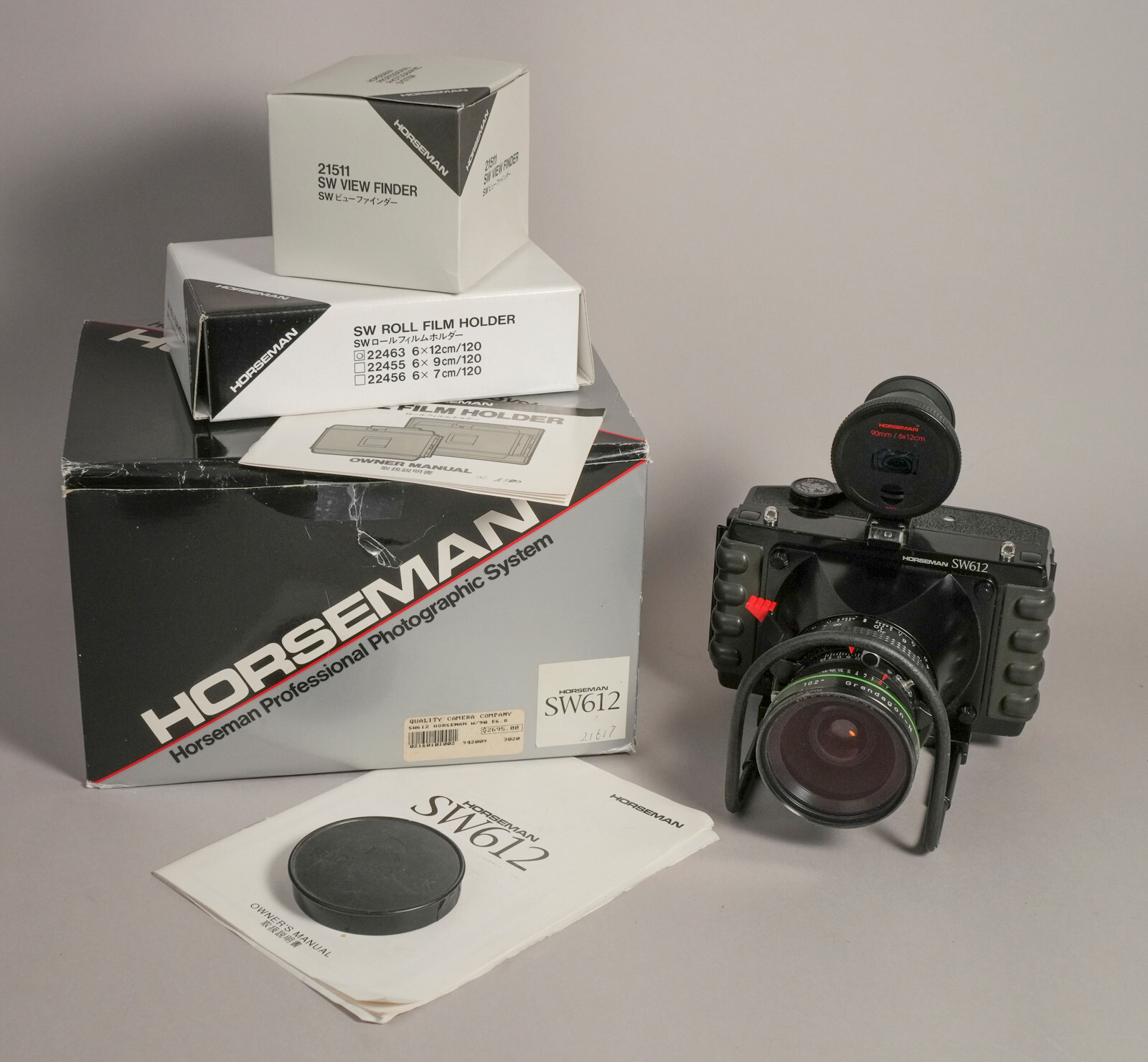 SW612 Horseman,w/ Rodenstock, Grandagon-N, 90mm 6.8F,w/6x12, 6 exposure back SW612 Horseman,w/ Rodenstock, Grandagon-N, 90mm 6.8F,w/6x12, 6 exposure back