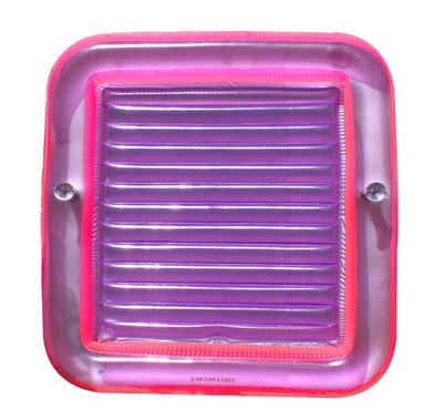Swimline Pink Inflatable Swimming Pool XL Suntan Lounger with Pillows 70''