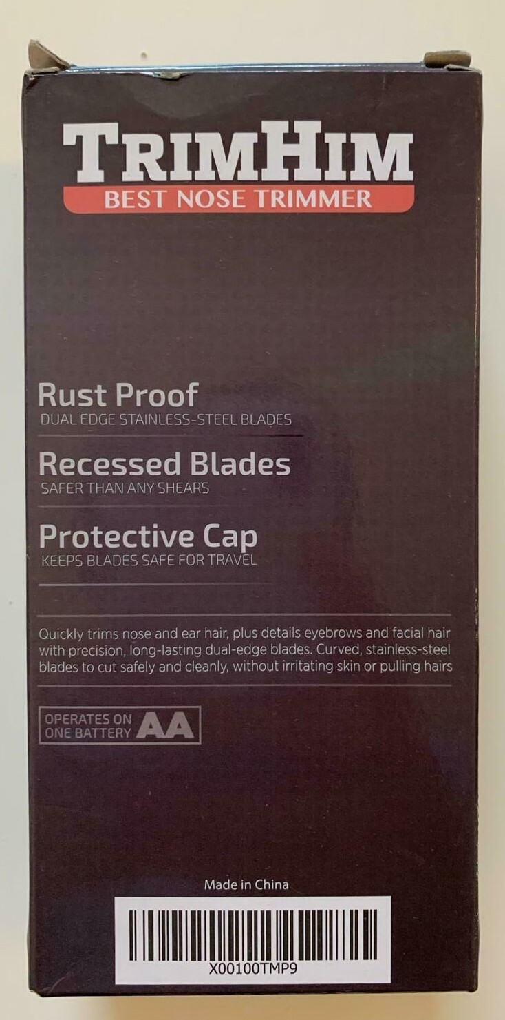 Nose Hair Trimmer for Men for removal of all those stray facial body hairs