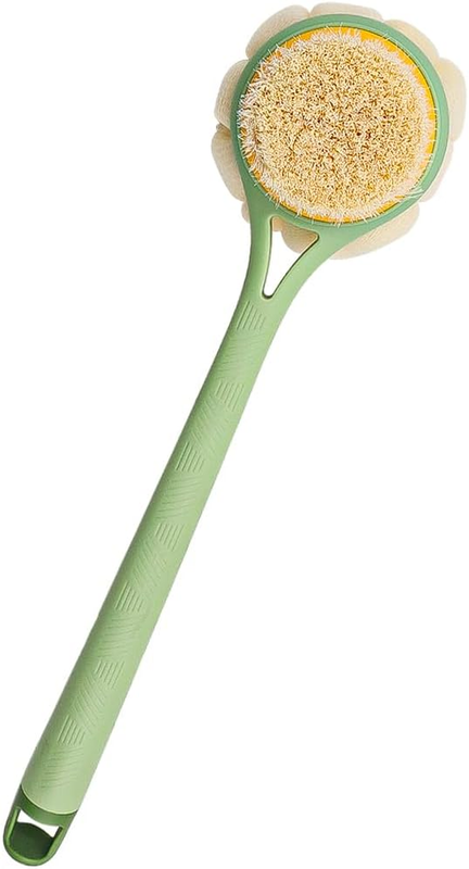 Body Brush Back Scrubber Double Sided Body Shower Brush with Long Handle Bath Br