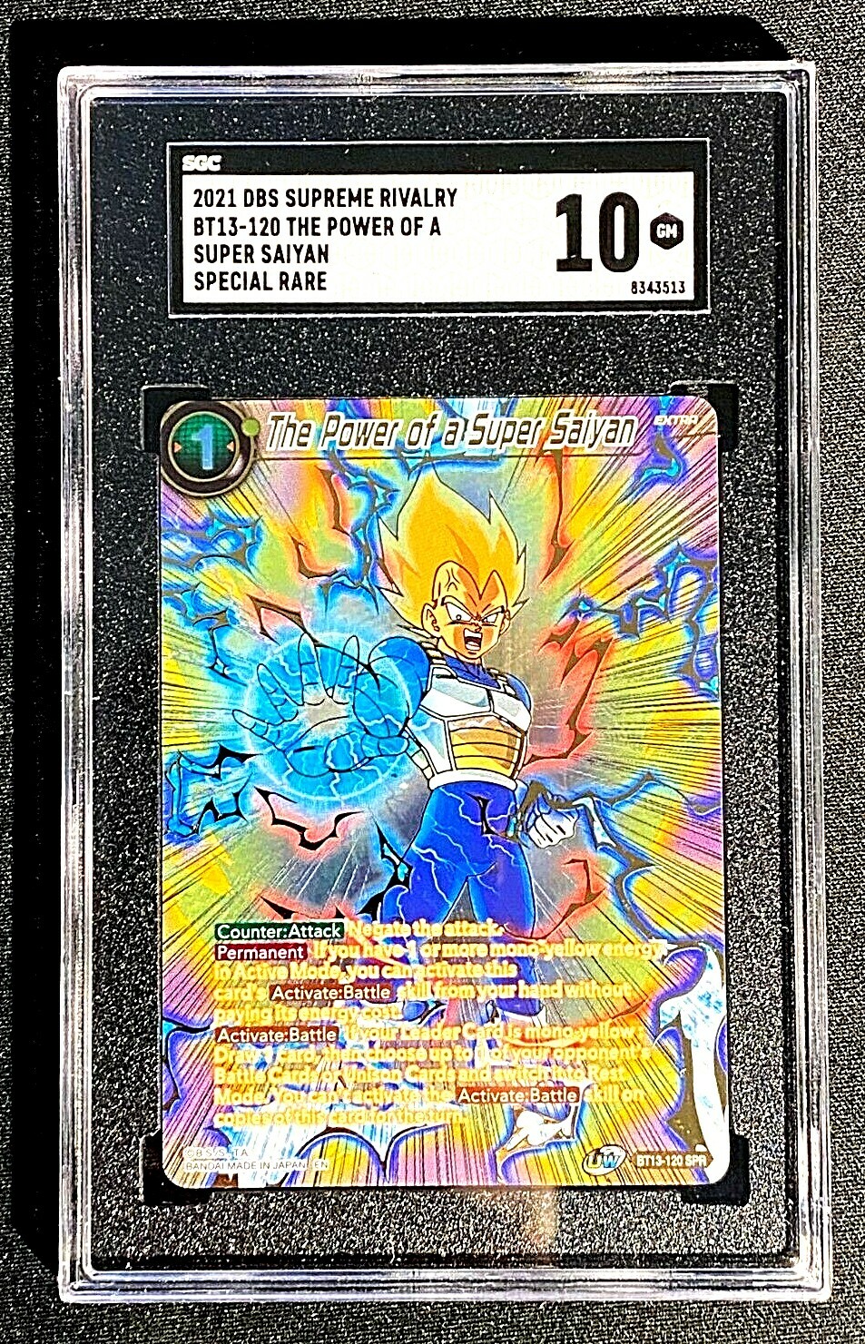 ドラゴンボール超カードゲーム　孫悟空SS BT13-012 英語　psa10 MANA 10 SS SON GOKU THE LEGEND PERSONIFIED BT13-012 DRAGON