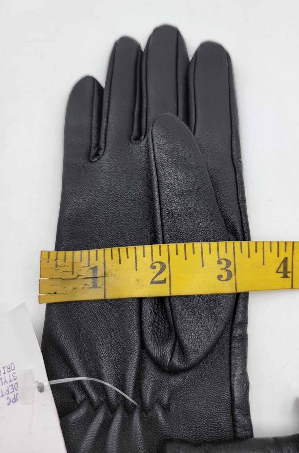 Charter Club Micro Lined Leather Tech Gloves Women's S Black~ - Picture 5 of 11