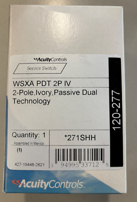 BRAND NEW ACUITY CONTROLS  WSXA PDT 2P IV  IVORY OCCUPANCY SENSOR