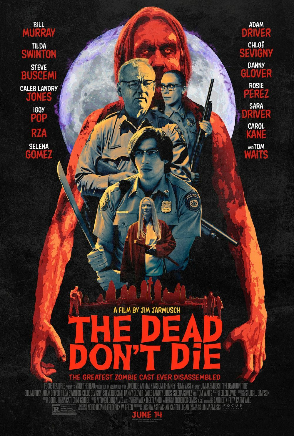 THE DEAD DON'T DIE サイン入りポスター　デッドドントダイ The Dead Don't Die Movie Poster 18'' x 28'' ID-1-54 | eBay