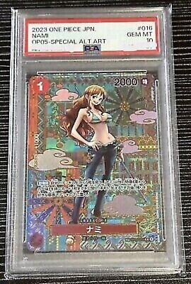 ONE PIECE ナミ OP05-SPECIAL ALT.ART PSA10 Nami 016 OP05 Special Alt Art Awakening of New Era One