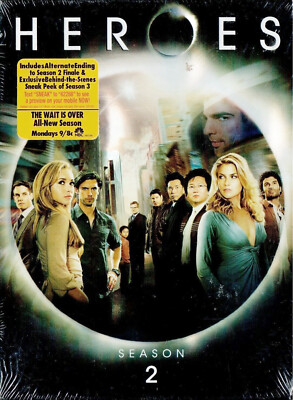 NEW HEROES TV Series Season 2 DVDs + Bonus Features, Season 3 Sneak Peek