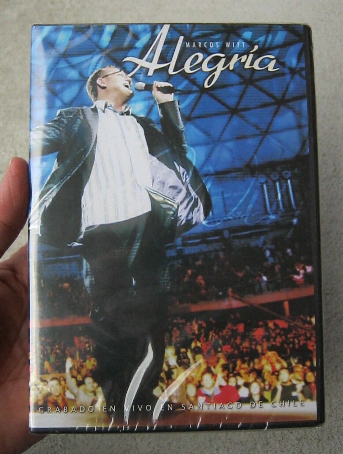 MARCOS WITT - ALEGRIA GRABADO EN VIVO EN SANTIAGO DE CHILE, DVD, BRAND NEW! MARCOS WITT - ALEGRIA GRABADO EN VIVO EN SANTIAGO DE CHILE, DVD, BRAND NEW!
