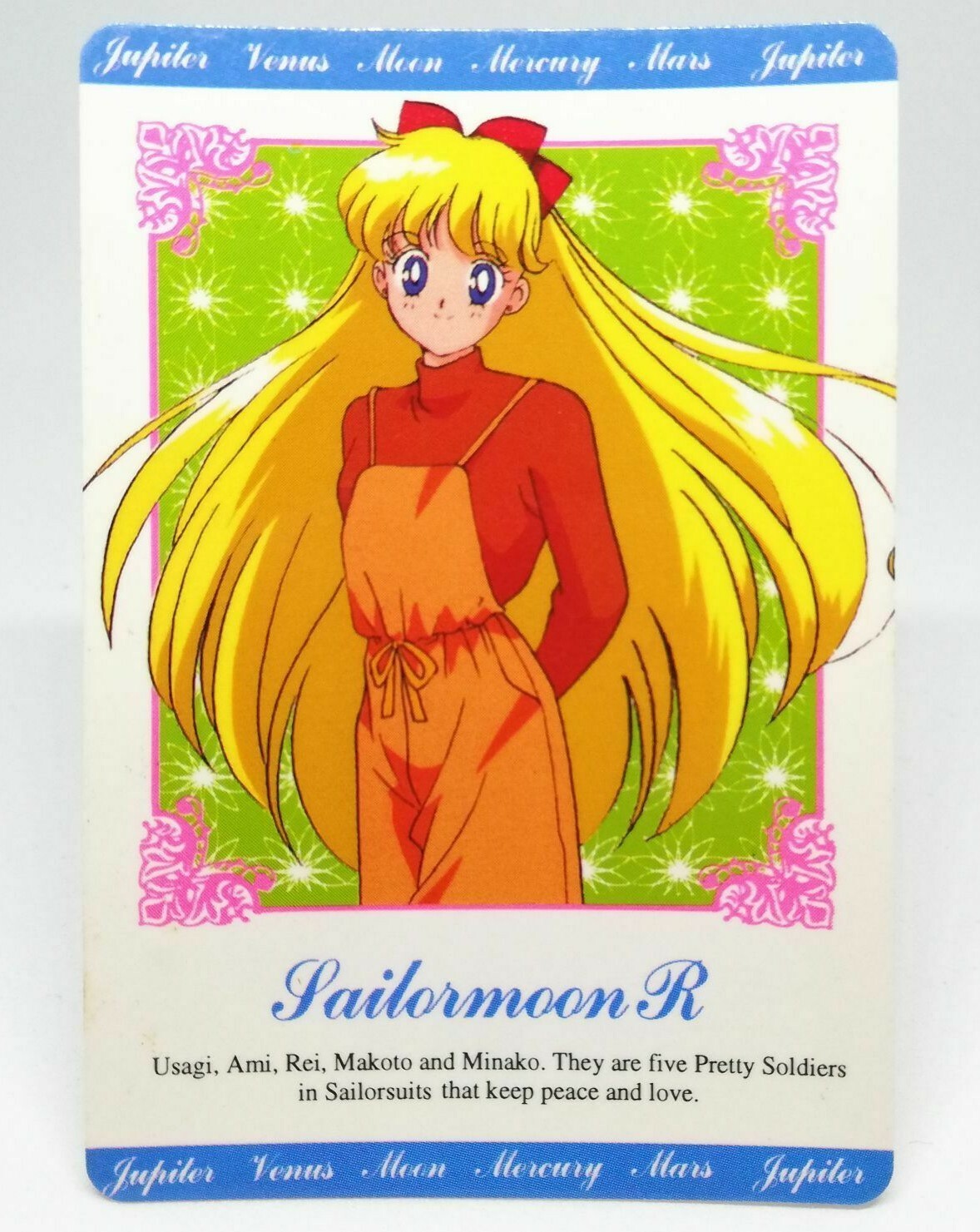 20 Sailor Venus Minako Aino Sailor Moon Card Super R S Anime