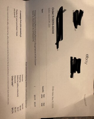 Item photo(s) from verified buyer