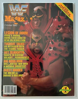 WWF Magazine 1990年9月号 WWF Magazine September 1990 HULK HOGAN Hulkamania Vintage
