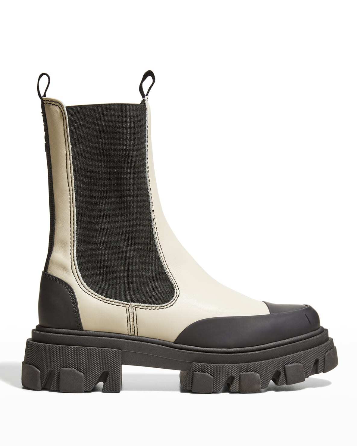 GANNI｜BOOTS (EVERYDAY MID CHELSEA BOOTS (S2497 004)) Black