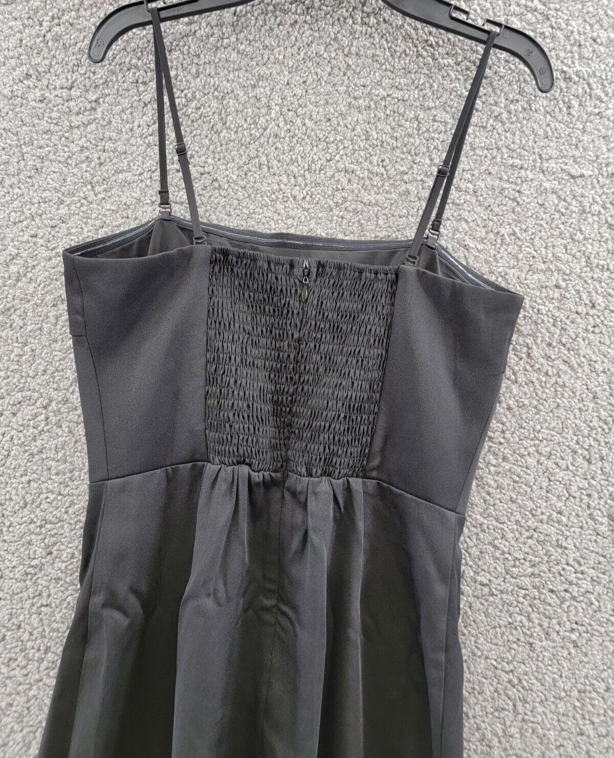 Lucy Paris Mareena Feather Column Midi Dress Women's S Black Removable Straps - Picture 11 of 12