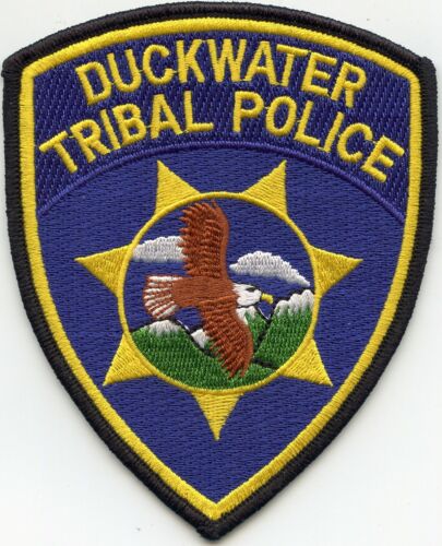 DUCKWATER NEVADA NV colorful TRIBAL POLICE PATCH