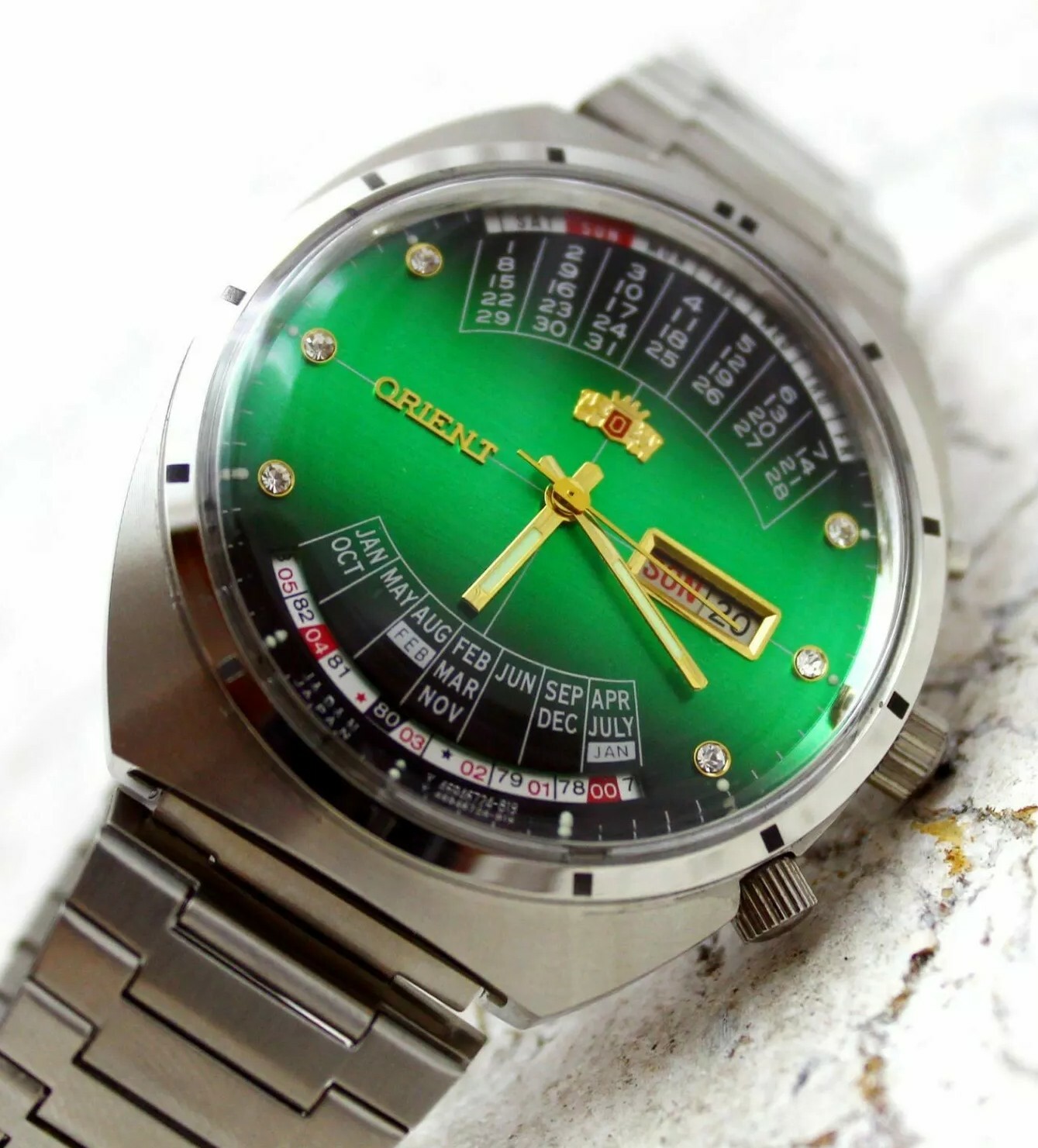 Orient 21 Jewels New Multi - year Calendar
