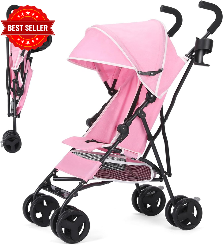 6-36M Baby Stroller, Umbrella Stroller with Foldable Pushchair with Adjustable C