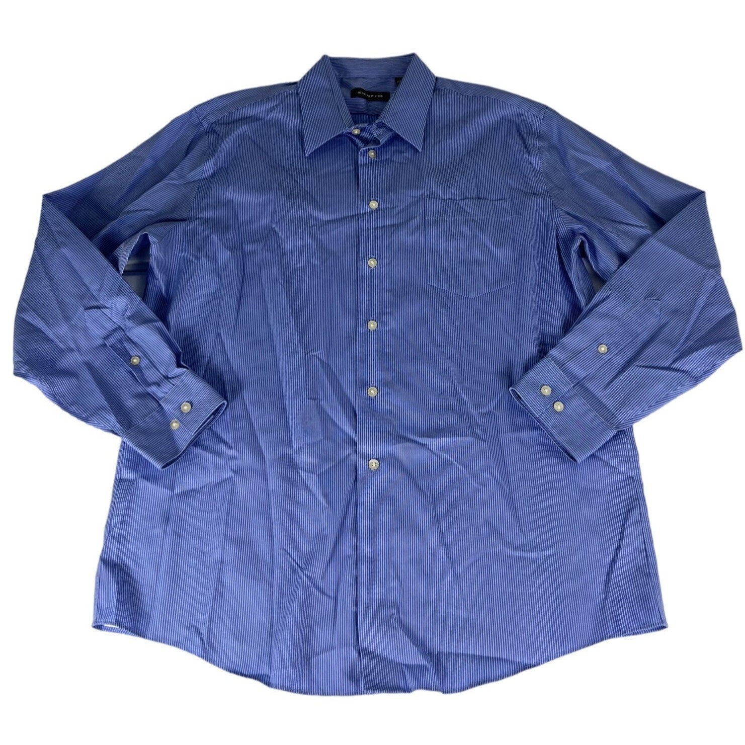 トップス JONES NEW YORK DRESS china shirt Jones New York Men's Slim-Fit Performance 4-Way Stretch Tech